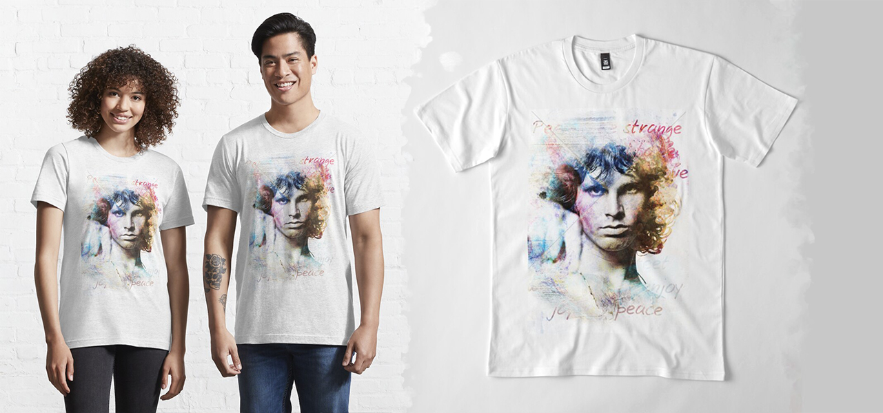 T-shirt de Jim Morrison des Doors